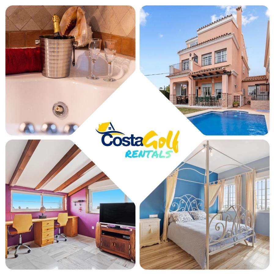 Villa Estilo Mediterranea Con Piscina, Jardin, Bbq Y Jacuzzi - Villa Bel Air Real Эстепона Экстерьер фото